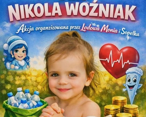 Zbieramy butelki i makulaturę na rzecz Nikoli Woźniak